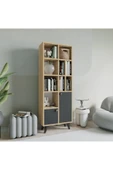 FUHO Yakut Kitaplık Safir Meşe-antrasit - 2