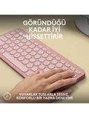 Logitech Pebble Keys 2 K380S 920-011861 Pembe TKL Q Kablosuz Klavye - 3
