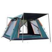 Yek Outdoor 6 Kişilik Tam Otomatik Tenteli Kamp Çadırı- 3 Adet 0°Uyku Tulumu-Şişme Yatak - 2
