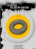 Avessa Silikon El Sıksık Rehabilitasyon ve Spor İçin İdeal – Silikon El Egzersiz Halkası - 1