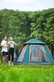 Yek Outdoor 6 Kişilik Tam Otomatik Tenteli Kamp Çadırı- 3 Adet 0°Uyku Tulumu-Şişme Yatak - 8