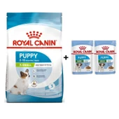 Royal Canin X-Small Puppy Küçük Irk Yavru Köpek Maması 3 Kg + 2 Adet Yaş Mama Hediye - 1