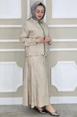 KADIN BİYELİ FERMUARLI TESETTÜR TAKIM - 6