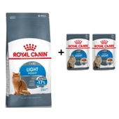 Royal Canin Light Weight Kedi Maması 1,5 Kg + 2 Adet Yaş Mama Hediye thumbnail 1
