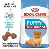 Royal Canin Mini İndoor Puppy Köpek Maması 1,5 kg + 2 Adet Yaş Mama Hediye - 2