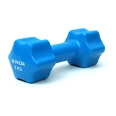 Delta 5 Kg x 1 Adet Deluxe Pvc Kaplama Mavi Demir Dambıl - 1