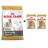 Royal Canin Yorkshire Terrier Köpek Maması 1,5 kg + 2 Adet Yaş Mama Hediye - 1