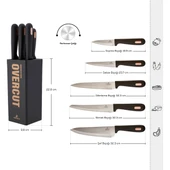 Karaca Overcut 6 Parça Bıçak Seti thumbnail 4