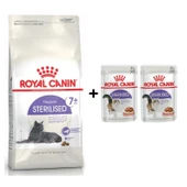 Royal Canin +7 Yaş Üzeri Kısırlaştırılmış Kedi Maması 1,5 Kg + 2 Adet Yaş Mama Hediye - 1