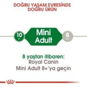 Royal Canin Mini Adult Köpek Maması 4 kg + 2 Adet Yaş Mama Hediye - 4