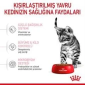 Royal Canin Kitten Sterilised Kısırlaştırılmış Yavru Kedi Maması 2 Kg + 2 Adet Yaş Mama Hediye - 4