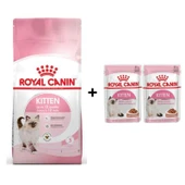 Royal Canin Kitten Yavru Kuru Kedi Maması 2 Kg + 2 Adet Yaş Mama Hediye - 1