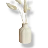 Dekoratif Çizgili vazo 1 adet thumbnail 1