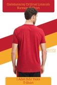 Galatasaray Orijinal Lisanslı Kırmızı Erkek T-Shirt - 2