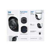 TP-LINK Tapo C510W, 2K Dış Mekan Wi-Fi Güvenlik Kamerası, Hareket Tespit/Takibi , 360°, IP65 Su Geçirmez, Renkli Gece Görüşü, Çift Yönlü Ses, Bulut/Yerel Depolama, Sesli ve Işıklı Alarm - 2
