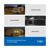 TP-LINK Tapo C510W, 2K Dış Mekan Wi-Fi Güvenlik Kamerası, Hareket Tespit/Takibi , 360°, IP65 Su Geçirmez, Renkli Gece Görüşü, Çift Yönlü Ses, Bulut/Yerel Depolama, Sesli ve Işıklı Alarm - 3