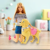 Barbie Barbıe Yürüyüş Ve oyun Arkadaşı Köpekçik Walk Potty Pup - 3