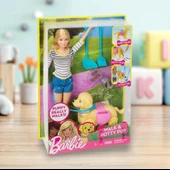 Barbie Barbıe Yürüyüş Ve oyun Arkadaşı Köpekçik Walk Potty Pup - 1