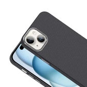 Apple iPhone 14 Kılıf M-safe Şarj Özellikli Karbon Fiber Görünümlü Zore Gros Kapak - 9