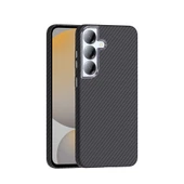 Galaxy S25 Plus Kılıf M-safe Şarj Özellikli Karbon Fiber Görünümlü Zore Gros Kapak - 1