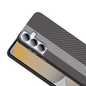 Galaxy S25 Plus Kılıf M-safe Şarj Özellikli Karbon Fiber Görünümlü Zore Gros Kapak - 11