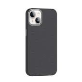 Apple iPhone 14 Kılıf M-safe Şarj Özellikli Karbon Fiber Görünümlü Zore Gros Kapak - 8