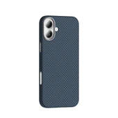 Apple iPhone 16 Kılıf M-safe Şarj Özellikli Karbon Fiber Görünümlü Zore Gros Kapak - 10