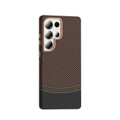 Galaxy S25 Ultra Kılıf M-safe Şarj Özellikli Karbon Fiber Görünümlü Zore Gros Kapak - 6