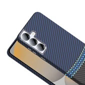 Galaxy S25 Kılıf M-safe Şarj Özellikli Karbon Fiber Görünümlü Zore Gros Kapak - 3