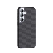 Galaxy S25 Plus Kılıf M-safe Şarj Özellikli Karbon Fiber Görünümlü Zore Gros Kapak - 2