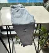 Yırtık Detaylı Erkek Çocuk Kot Pantolon – Açık Mavi - 2