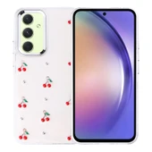 Samsung Galaxy A54 Kılıf Airbag Tasarımlı Simli Şeffaf Kutup Kapak thumbnail 2