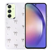 Samsung Galaxy A54 Kılıf Airbag Tasarımlı Simli Şeffaf Kutup Kapak thumbnail 4