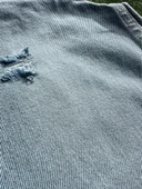 Yırtık Detaylı Bol Paça Kız Çocuk Jean – Açık Mavi - 3