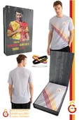 Galatasaray Orijinal Lisanslı Match Day Gri T-Shirt + Bileklik Set Hediyelik Ahşap Kutulu - 1