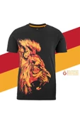 Galatasaray Orijinal Lisanslı Aslan Baskılı Kişiye Özel T-Shirt Hediyelik Ahşap Kutulu - 3
