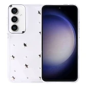 Samsung Galaxy S23 FE Kılıf Airbag Tasarımlı Simli Şeffaf Kutup Kapak thumbnail 5