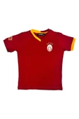 Galatasaray Orijinal Lisanslı Kırmızı Basic Çocuk T-shirt + Bileklik Set Hediyelik Ahşap Kutulu - 8