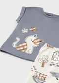 Mayoral Kız Bebek Baskılı Tayt Takım - 3