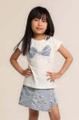 Kız Bebek Pullu Şık Tshirt - 1