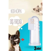 ModaCar Kedik Köpek Diş Fırçası Silikon Kutulu 3 lü SET - 1