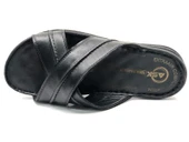 Asker 1922-25 %100 Hakiki Deri Erkek Full Ortapedik Terlik thumbnail 7