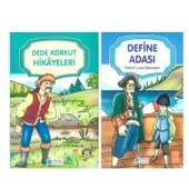 Evrensel İletişim Dede Korkut Hikayeleri ve Define Adası 2 Kitap Set - 1