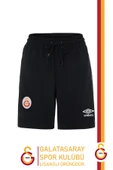 Galatasaray Orijinal Lisanslı Umbro Lastikli Spor Şort - 1