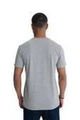 Fenerbahçe Orijinal Lisanslı 6 Renk Logo Gri Tribün T-Shirt - 6