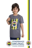 Fenerbahçe Orijinal Renkli Logo Polo Yaka Çocuk T-Shirt thumbnail 1