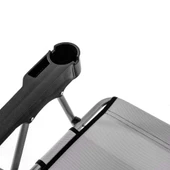 Katlanabilir Piknik ve Kamp Sandalyesi - Bardaklıklı - Rock - Kül Gri (A-14)- 140KG Taşıma thumbnail 6