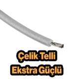 Çelik Telli Misina Motorlu Tırpan Yuvarlak Çim Ot Biçme Teli Güçlü Performans 3.5 mm 23 Metre - 3
