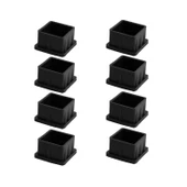Masa Sandalye Sehpa Ayak Tapası Kare Tıpa Papuç Takoz 40 mm x 40 mm Parke Zemin Koruyucu 8 Adet - 5