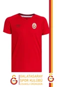 Galatasaray Orijinal Lisanslı Umbro V Yaka Kırmızı T-Shirt Hediyelik Ahşap Kutulu thumbnail 2